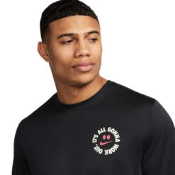 Camiseta Nike Dri-Fit Humor -JOMA Tienda de ventas camiseta nike dri fit humor black 2