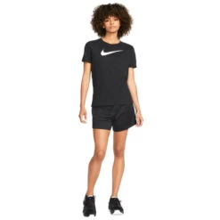 Camiseta Nike Dri-Fit Swoosh Mujer -JOMA Tienda de ventas camiseta nike dri fit swoosh mujer black white 3