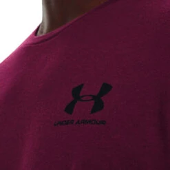 Camiseta Under Armour UA Sportstyle Left Chest -JOMA Tienda de ventas camiseta under armour ua sportstyle left chest purple stone black black 4