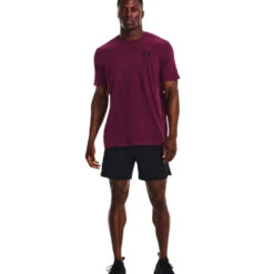 Camiseta Under Armour UA Sportstyle Left Chest -JOMA Tienda de ventas camiseta under armour ua sportstyle left chest purple stone black black 5