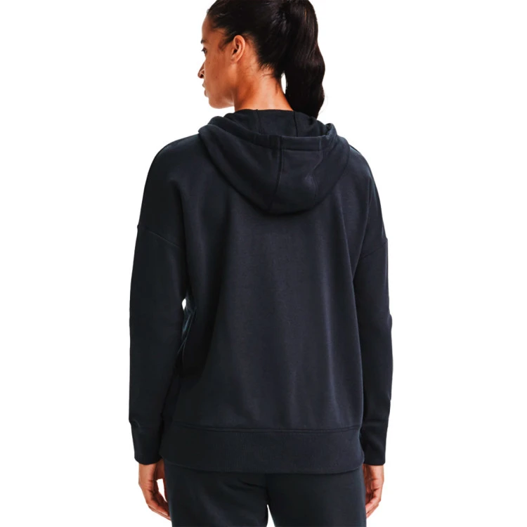 Chaqueta Under Armour Rival Fleece Full Zip Hoodie Mujer 4 Chaqueta Under Armour Rival Fleece Full Zip Hoodie Mujer - Imagen 2