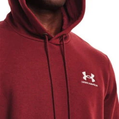 Sudadera Under Armour Essential Fleece Hoodie -JOMA Tienda de ventas sudadera under armour essential fleece hoodie red 4