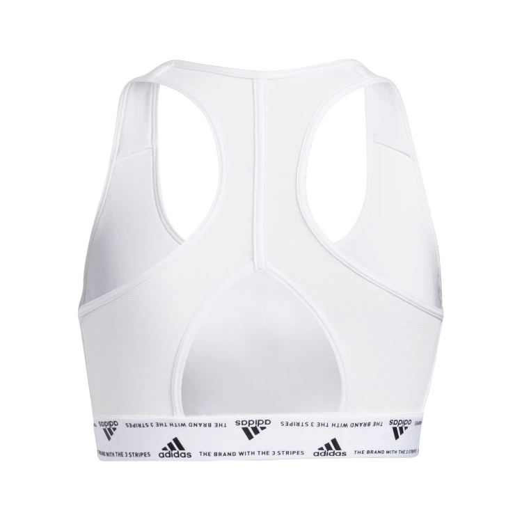 Sujetador Adidas Powerreact Training Medium Support 3 Stripes Mujer 8 Sujetador Adidas Powerreact Training Medium Support 3 Stripes Mujer - Imagen 6