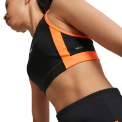 Sujetador Puma IndividualBLAZE High Neck 9 Sujetador Puma IndividualBLAZE High Neck -JOMA Tienda de ventas sujetador puma individualblaze high neck black ultra orange 2