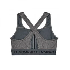 Sujetador Under Armour UA Crossback Mid Heather Mujer -JOMA Tienda de ventas sujetador under armour ua crossback mid heather mujer charcoal light heather pitch gray black 2